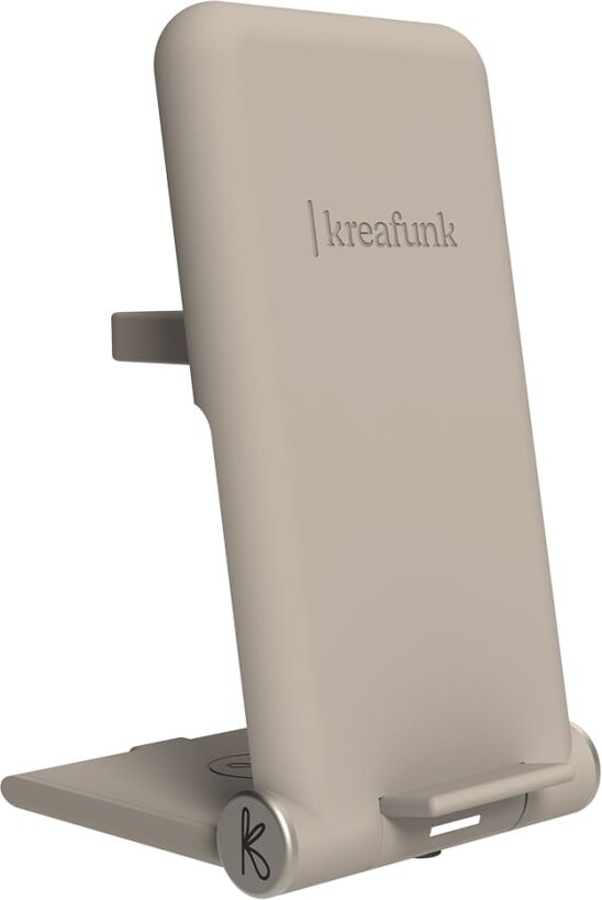 Kreafunk Chargeur sans fil recharge+ beige Beige 10x10x10cm