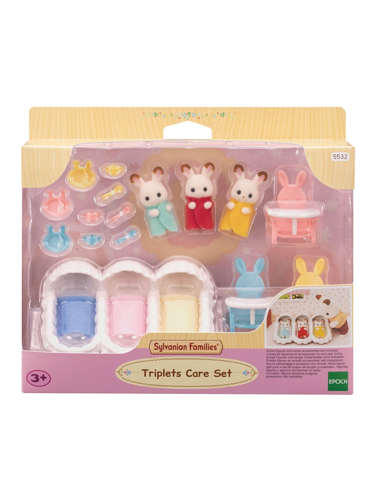 Sylvanian Families Triplets Care Set