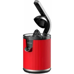 Cecotec Xqueeze RetroJuice 600, Entsafter, Silber, Schwarz, Rot