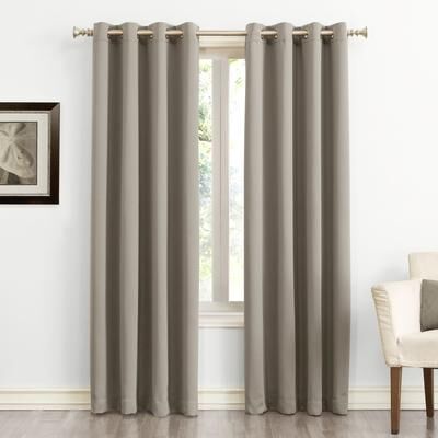 Sun Zero Hayden Energy Saving Blackout Grommet 1-Piece Curtain Panel, Single Panel