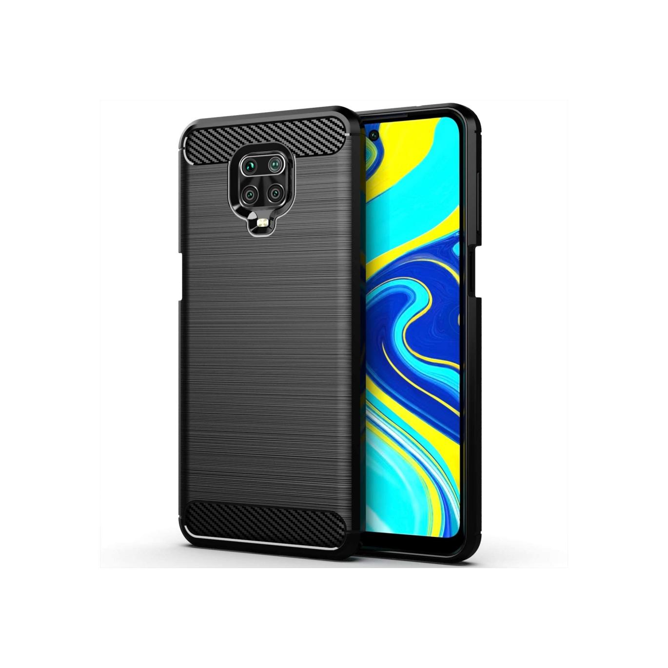 Screenguard Xiaomi Redmi Note 9S Hülle Carbon Brushed Soft TPU (Xiaomi Redmi Note 9S) (00026419)
