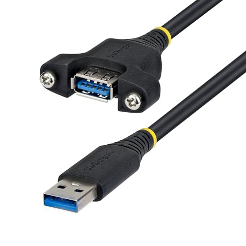 StarTech USB-A naar USB-A Paneelmontage Kabel 2m 5Gbps USBPNLAFAM2M