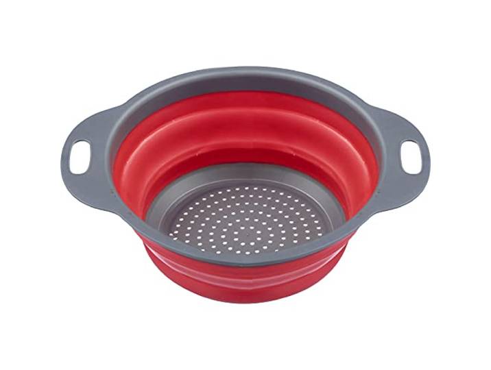 Westmark vergiet, opvouwbaar, Ø 22 cm, kunststof, antraciet/rood, 21222270