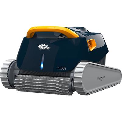 Poolroboter MAYTRONICS "Dolphin E50i", bunt (schwarz, orange), B:40cm H:29cm L:44cm, Materialmix, Poolbodensauger, für Boden-/ Wand-/ Wasserlinienreinigung