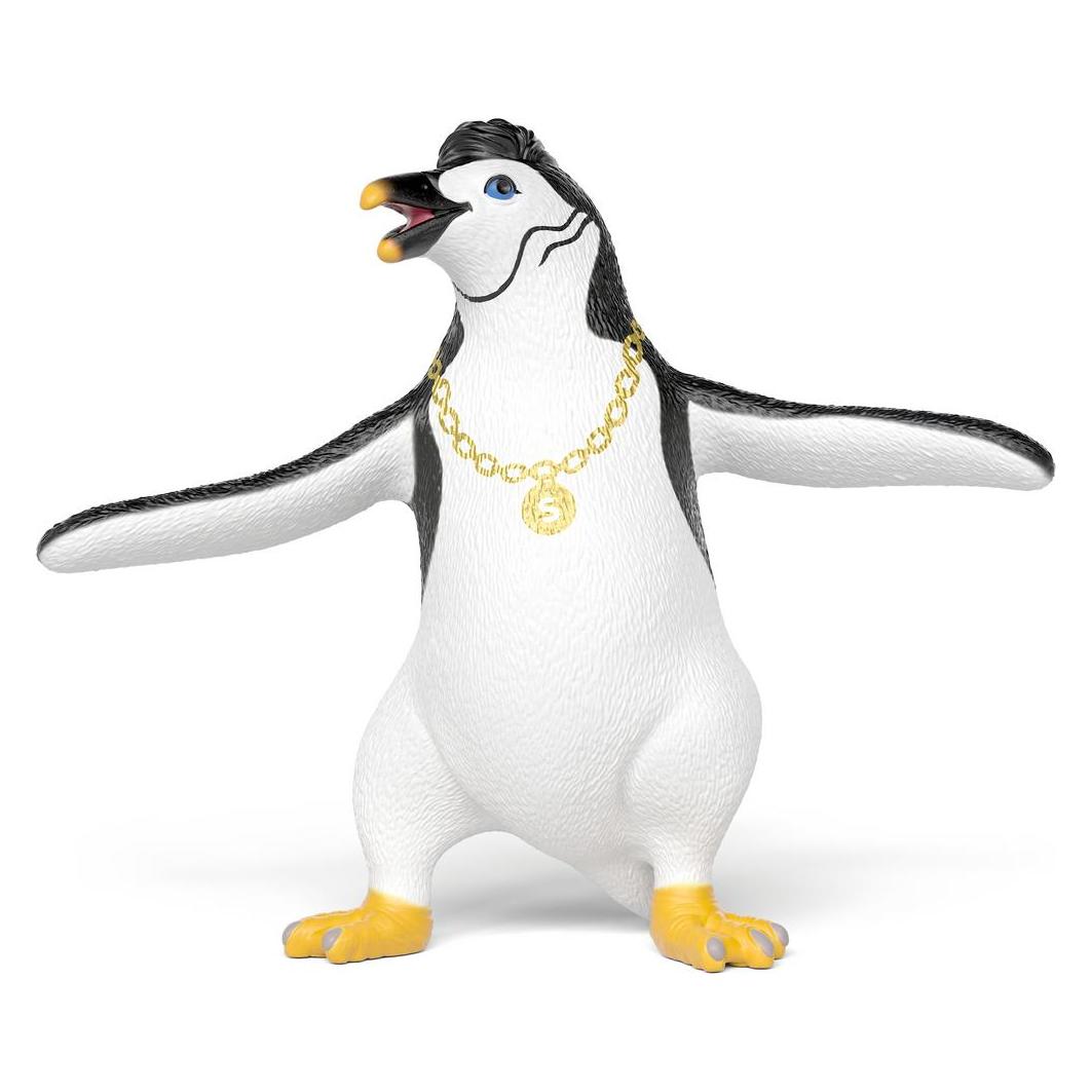 Schleich Juri der Pinguin mit Goldkette (14958)