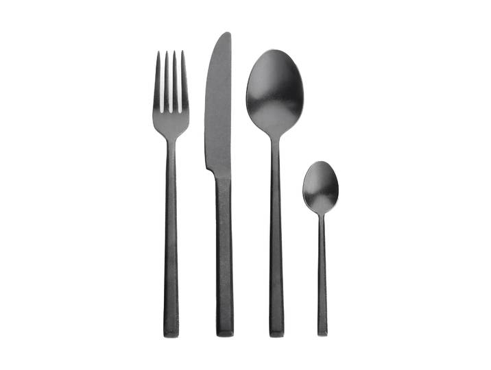 Serax Couverts Pure 24 Pièces Black