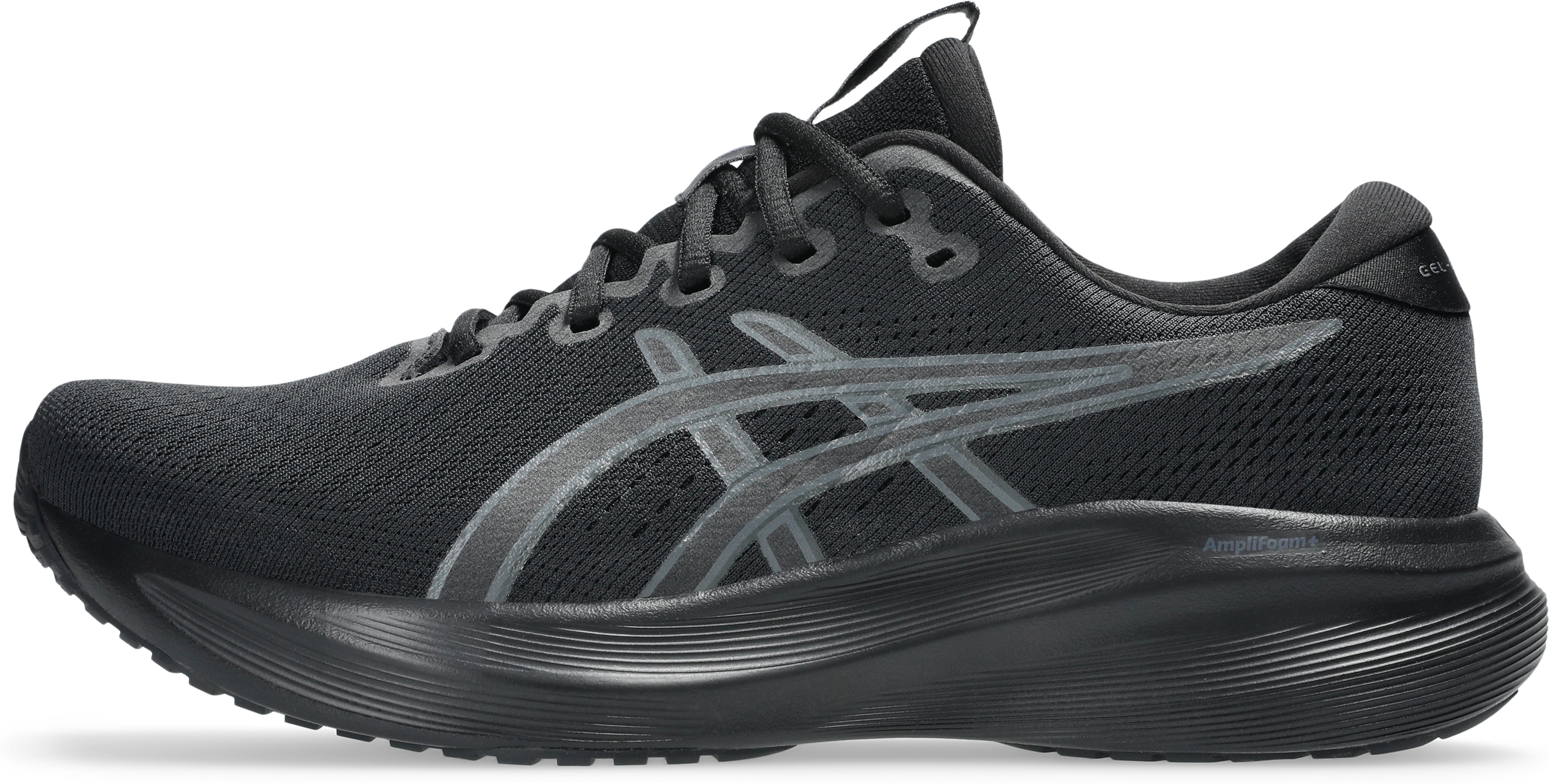 Laufschuh ASICS "GEL-EXCITE 11", Herren, Gr. 46,5, schwarz (schwarz, carrier grau), Textil, Schuhe Laufschuh