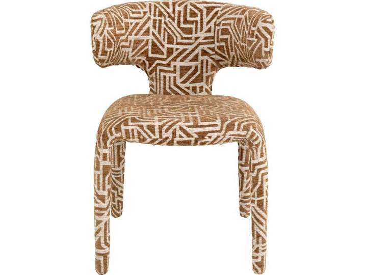 Chaise Tobi Maze marron Kare Design