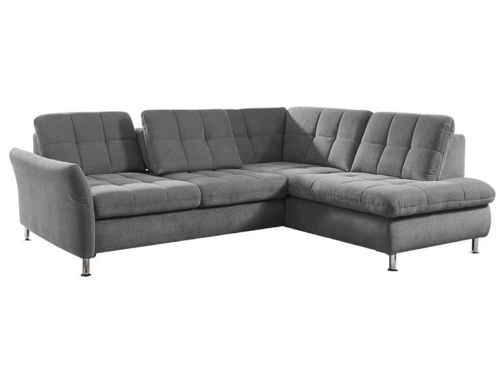 Beldomo Style Ecksofa DRESDEN, grau, Stoff