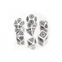 Q-Workshop Pathfinder Shattered Star - 7 Stück - je 1x 1W4,1W6,1W8,1W10, 267687