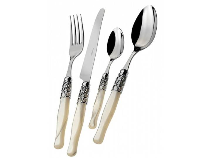 Casa Bugatti SECAM-C1550 Selene Besteckset, 24-teilig in kompakter Verpackung