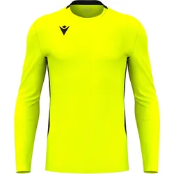 Macron, Herren, Sportshirt, Argo (XS), Schwarz, Gelb