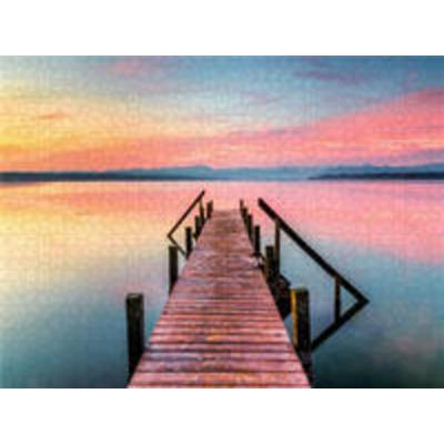 CALVENDO Puzzle Morgens am Starnberger See | 1000 Teile Lege-Größe 64x48cm Foto-Puzzle für glückliche Stunden