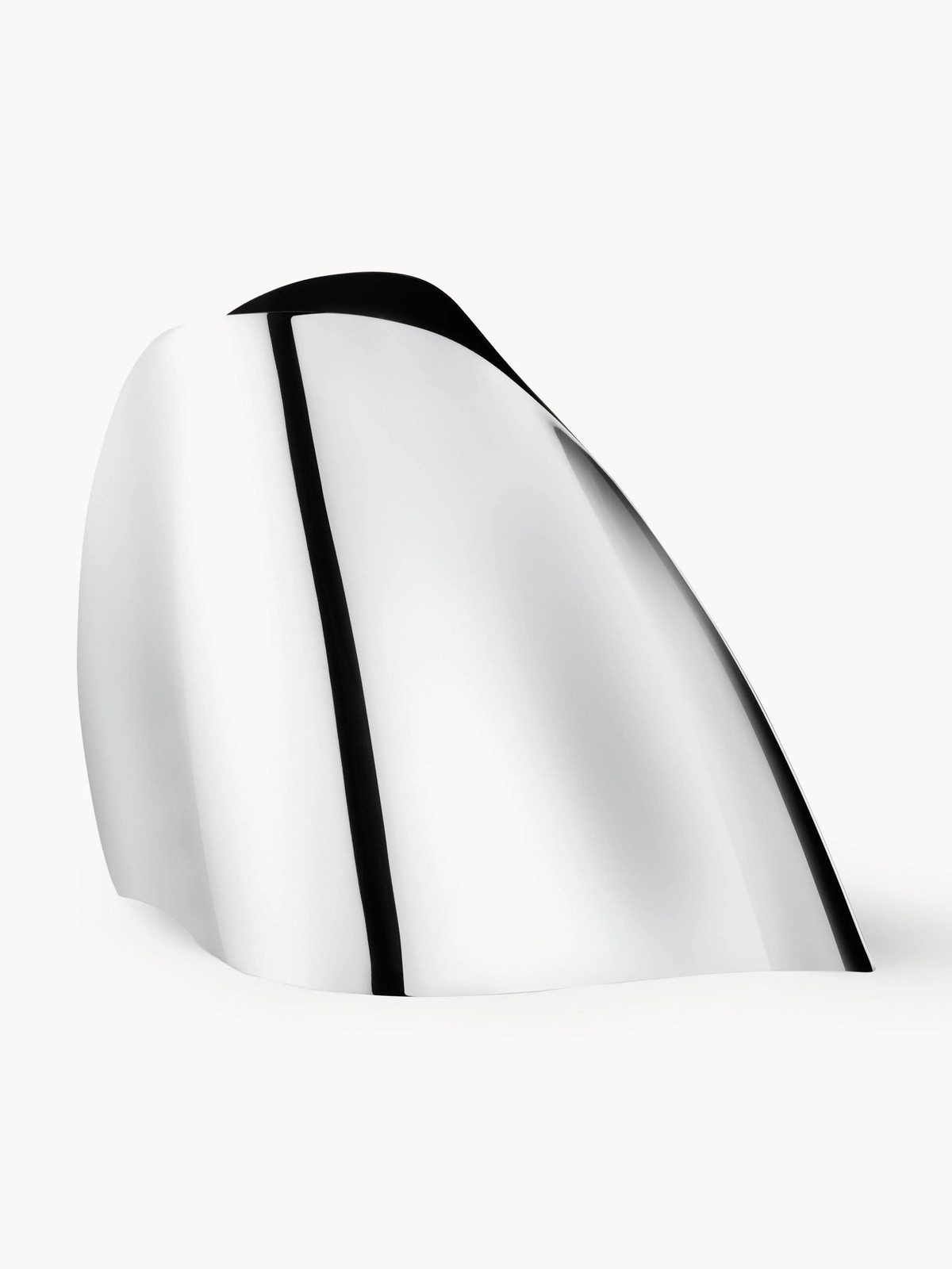 Georg Jensen Indulgence RVS champagnekoeler in organische vorm