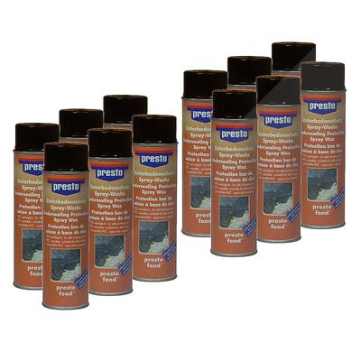 Presto 12x 500ml Unterbodenschutz auf Wachsbasis braun [Hersteller-Nr. 306048]