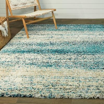 Balta Rugs Eastleigh Coastal Ombre Shag Area Rug