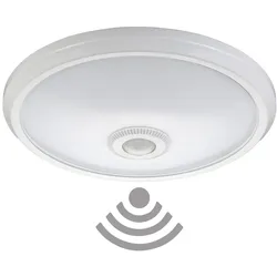 Wandanbauleuchte mit Sensor Ip20 2Xe27 Ø30X9,6Cm Edm