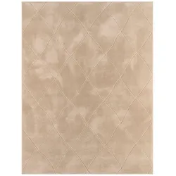 FLACHWEBETEPPICH Skandinavisch Beige 60 x 100 cm