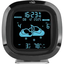 TFA TFAme 35.8102.01 WLAN Wetterstation, Wetterstation, Schwarz