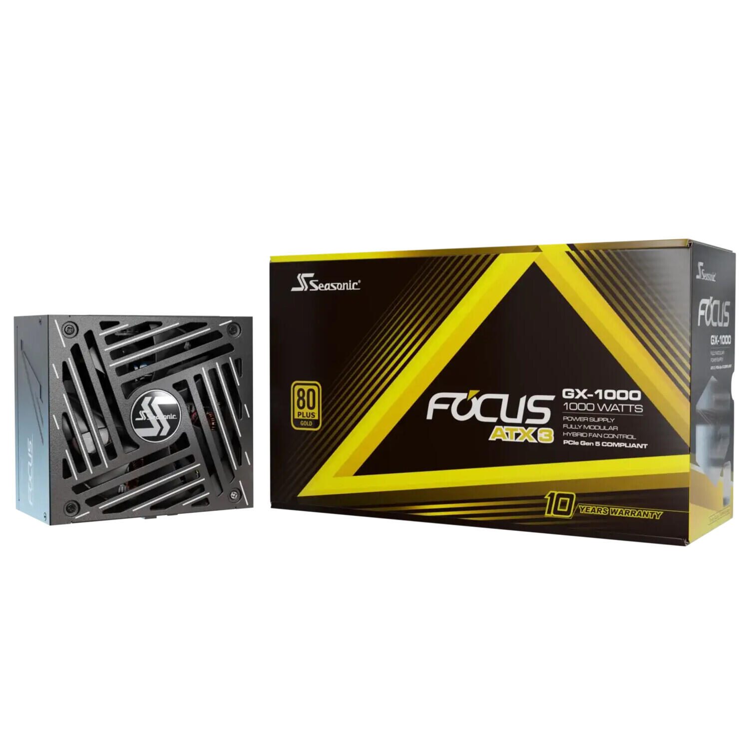 Seasonic Netzteil FOCUS GX 1000 ATX 3.1 full-modular 1000W 80+ Gold schwarz FOCUS-GX-1000-V4