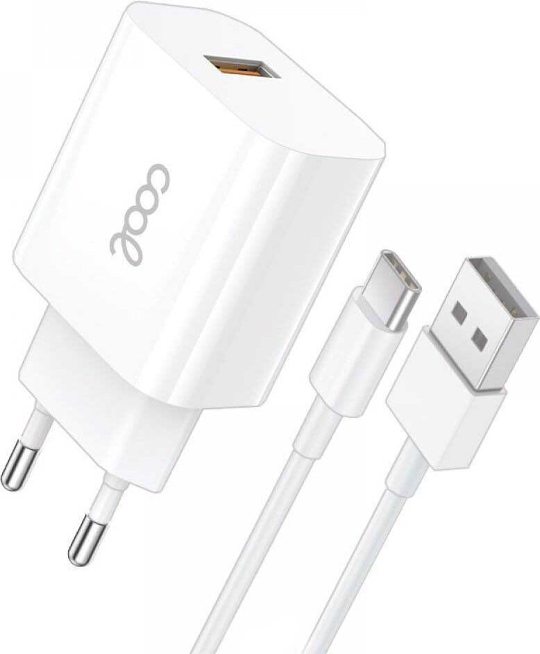 COOL Accessoires USB-kabel, Wit, 1,2 meter