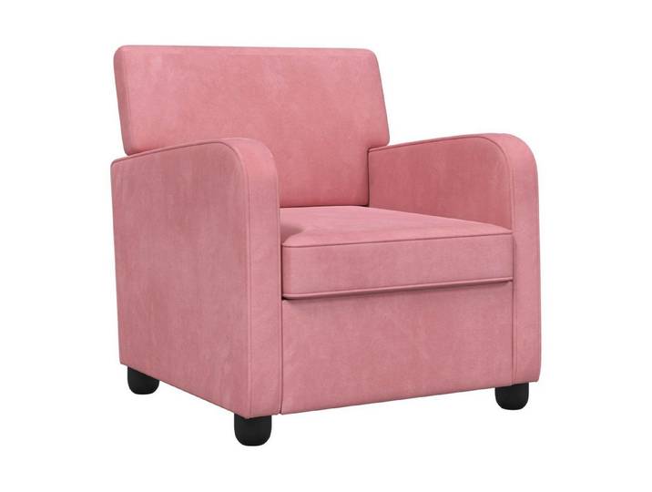 vidaXL Sessel Sessel Rosa Samt (1-St)