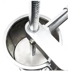 Wiltec Wurstfüllmaschine, Fleischwolf, Silber