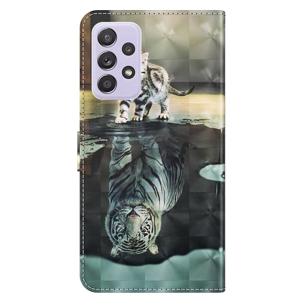 Cover-Discount Galaxy A33 5G - Etui Glitzer Effekt Katze (Samsung Galaxy A33 5G) (101241202G)