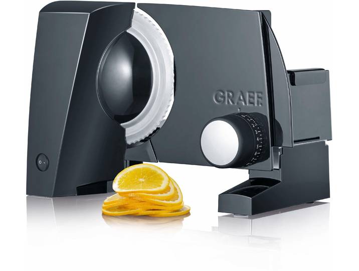 GRAEF Allesschneider SLICED KITCHEN SKS S10002 , schwarz, B:23cm H:24cm T:32,5cm, Allesschneider, mit Standfuß, Allesschneider