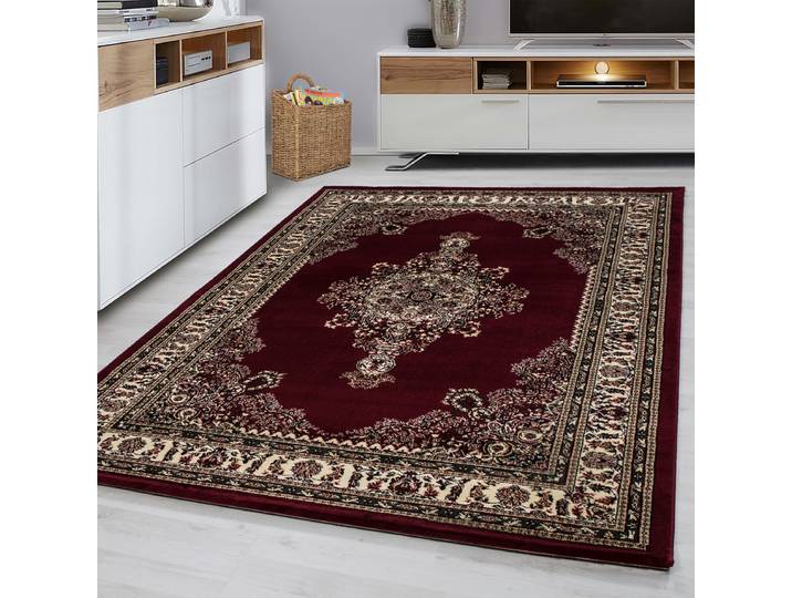 Kurzflorteppich Marrakesh Typ B Rot/Rot 240 x 340cm Polyester