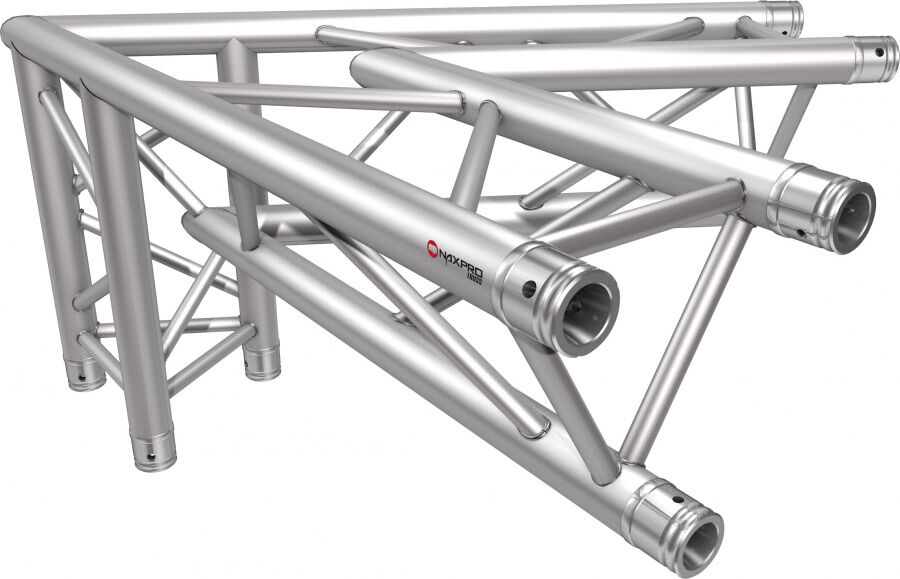 Naxpro-Truss Traversen Naxpro Truss Fd 33 C20-3 60° 3 Weg Winkel Bracing 25x3 Mm Alu