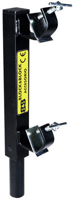 Block And Block AM3504 Truss Support 35mm male Schwarz