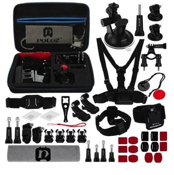 PULUZ 45 in 1 Accessoire set voor action camera's van STABLECAM