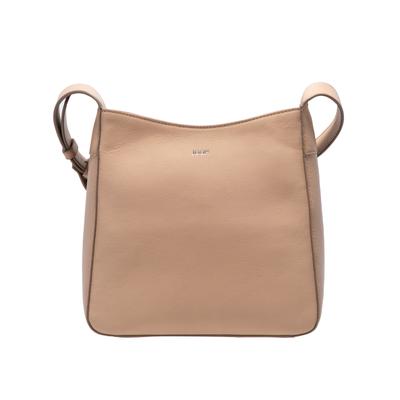 Hobo JOOP "sofisticato 1.0 elda hobo xsvz", Damen, Gr. B/H/T: 23cm x 23cm x 8cm, beige (sand), Rindsleder, Taschen Hobo
