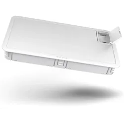 Zens Liberty ZEBI08W/EU Einbau Doppel Qi-Ladestation mit USB Ports, weiß