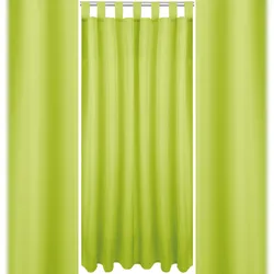 Bestlivings Dekoschal Ellen Schlaufen, 140x225 cm - Grün
