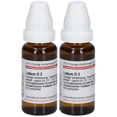 Ledum D 3 Dilution 2x 2x20 ml