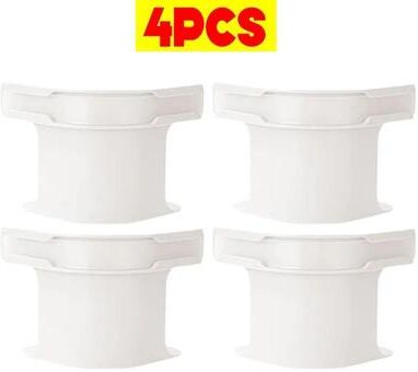 Uplifted Finds Non Slip Invisible Bedsheet Fixing Clip Fleet white 4 Pcs