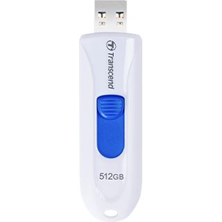 USB-Stick Transcend 512GB TRANSCEND JetFlash USB3.1,Pen Drive,Capless,white