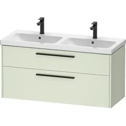 Duravit D-Code Waschtischunterschrank wandhängend Schubk. 2, für Doppelwaschtisch  DC46740BDHH0000