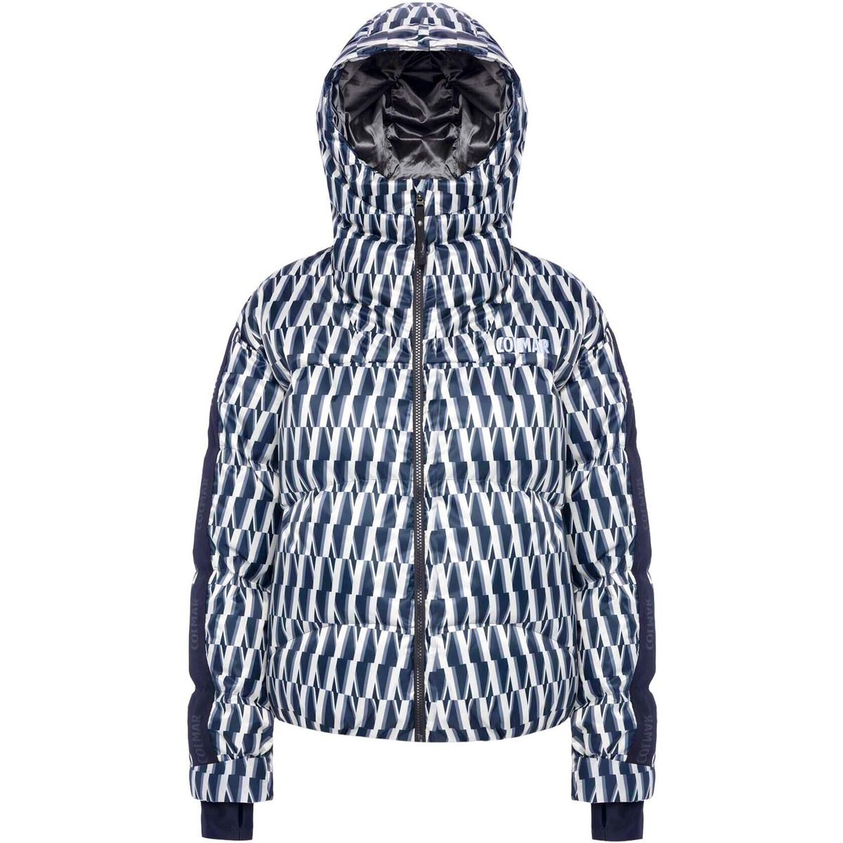 Colmar Cozy Chic- Extra Warm Printed Down Jacket incense/nero (935) 38 28000002-3KV-935-38