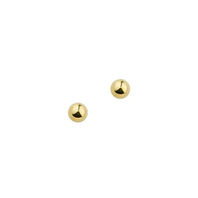 Paar Ohrstecker FIRETTI "Schmuck Geschenk Gold 333 oder 585 Ohrschmuck Kugel in mehreren Größen" Gr. 4, gold (gelbgoldfarben), Ohrringe, Damen, 4, Gelbgold 333