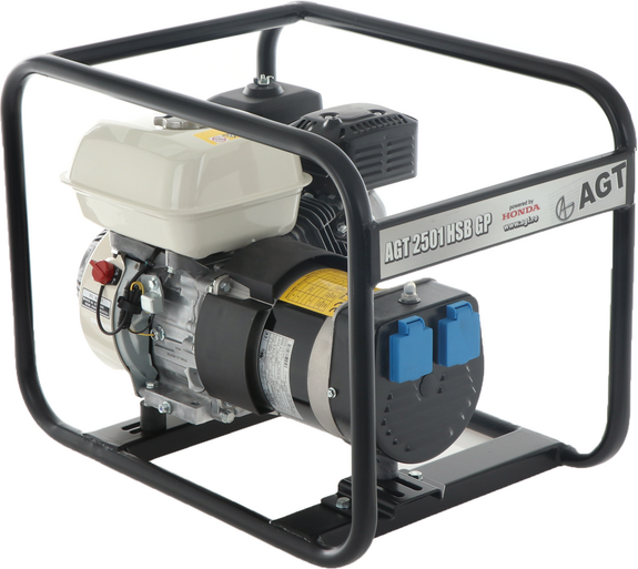 AGT 2501 HSB SE GP - Groupe électrogène 2.2 kW monophasé à essence - Continu 2.1 kW Monophasé
