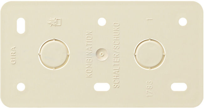 Gira Plaque de montage 2f.cws AP 008013 (008013)