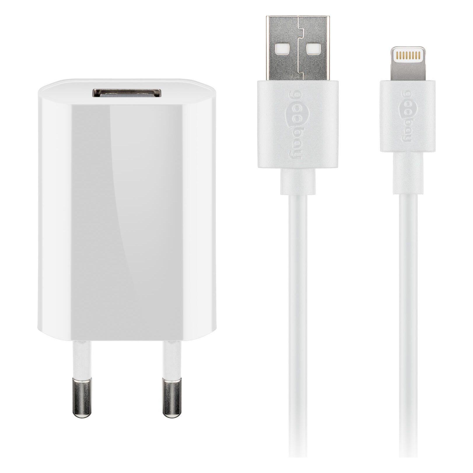 Goobay Slim mit Apple Lightning Kabel (5 W, 1 Port) (44978)