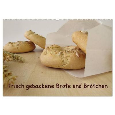 Frisch gebackene Brote und Brötchen (Wandkalender 2026 DIN A2 quer), CALVENDO Monatskalender