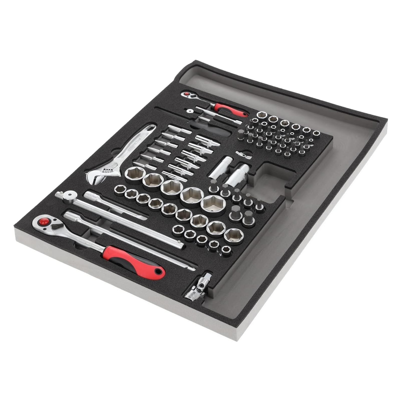 Gedore Red red R22350000 Steckschlüssel-Satz 1/4"+1/2" CT-Modul 84-teilig (3301681)