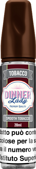 Dinner Lady Smooth Tobacco Liquido Shot 20ml Tabacco