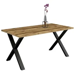 Mäusbacher Esstisch mit Auszug Big System 160/ 210 x 90 cm Holzoptik Plankeneiche 160