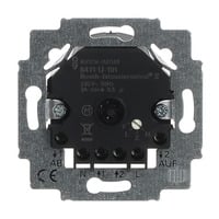 Jalousiecontrol-Einsatz 2 Schließer 3 Ampere 690 Voltampere Typ 6411 U-101, Schalter schwarz (glänzend), Retail